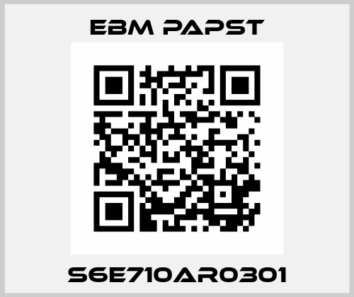 S6E710AR0301 EBM Papst