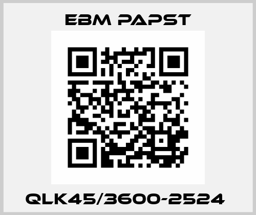 QLK45/3600-2524  EBM Papst