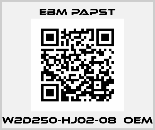 W2D250-HJ02-08  oem EBM Papst