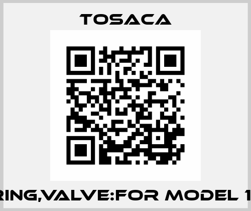 SPRING,VALVE:FOR MODEL 1216  Tosaca