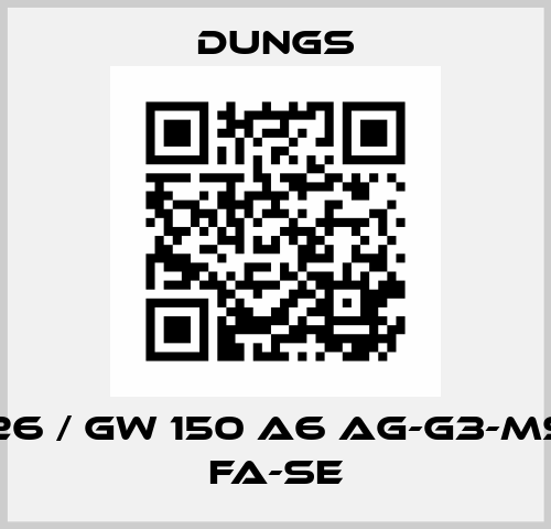 228726 / GW 150 A6 Ag-G3-MS9-V0 fa-se Dungs
