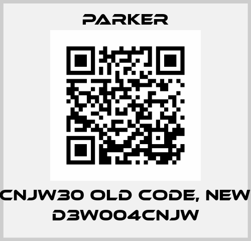 D3W4CNJW30 old code, new code D3W004CNJW Parker