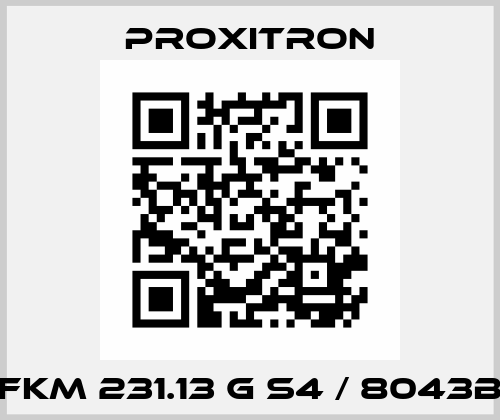 FKM 231.13 G S4 / 8043B Proxitron