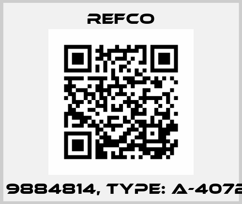 p/n: 9884814, Type: A-40720/5 Refco
