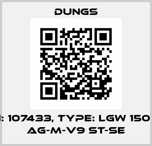 P/N: 107433, Type: LGW 150 A2 Ag-M-V9 st-se Dungs