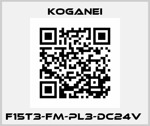 F15T3-FM-PL3-DC24V  Koganei