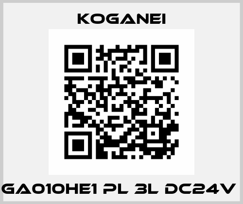 GA010HE1 PL 3L DC24V  Koganei