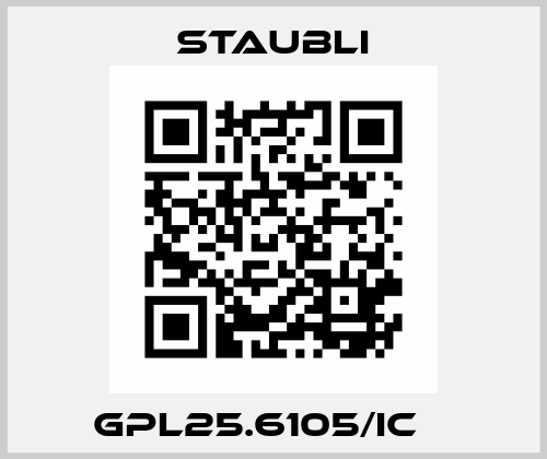 GPL25.6105/IC    Staubli