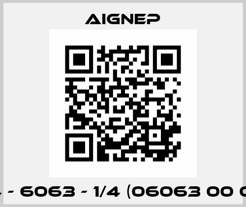 G 1/4 - 6063 - 1/4 (06063 00 003)  Aignep