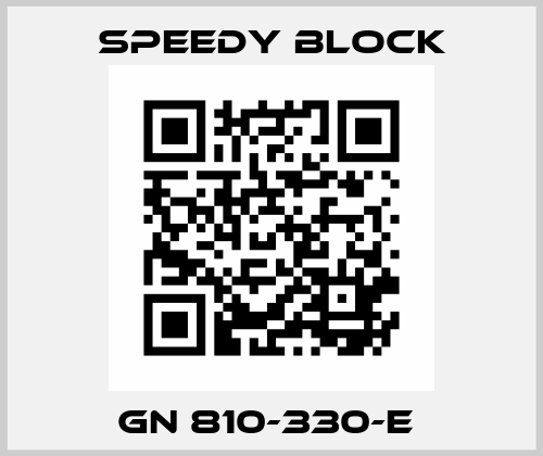 GN 810-330-E  Speedy Block