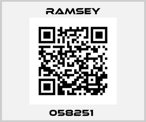 058251  Thermo Ramsey