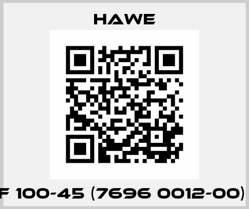 F 100-45 (7696 0012-00)  Hawe