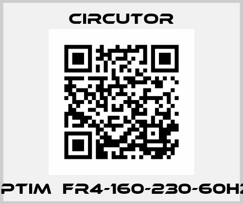 OPTIM  FR4-160-230-60Hz  Circutor