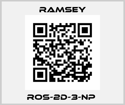ROS-2D-3-NP  Thermo Ramsey