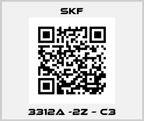 3312A -2Z – C3 Skf
