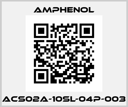 ACS02A-10SL-04P-003 Amphenol
