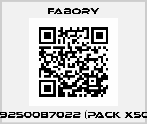 39250087022 (pack x50)  Fabory