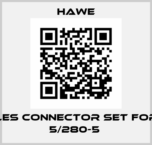 Nipples connector set for PSL 5/280-5  HAWE HYDRAULIK