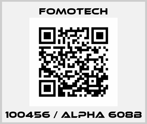 100456 / ALPHA 608B Fomotech