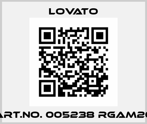 ART.NO. 005238 RGAM20 Lovato