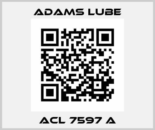 ACL 7597 A Adams Lube