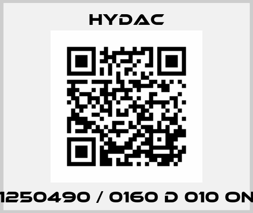 1250490 / 0160 D 010 ON Hydac