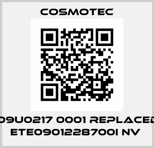 EHE09U0217 0001 REPLACED BY ETE0901228700I NV  Cosmotec