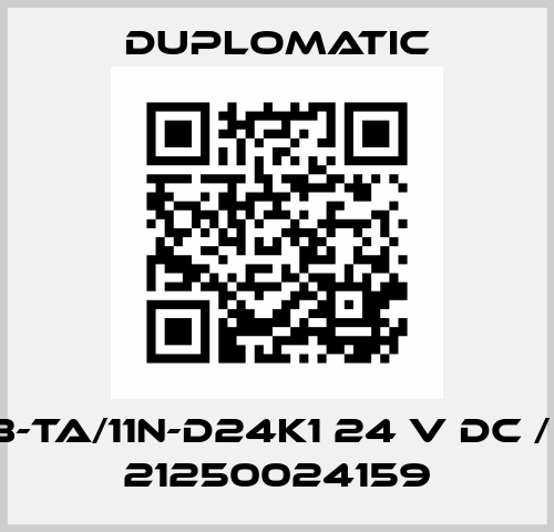 DS3-TA/11N-D24K1 24 V DC / DLI 21250024159 Duplomatic