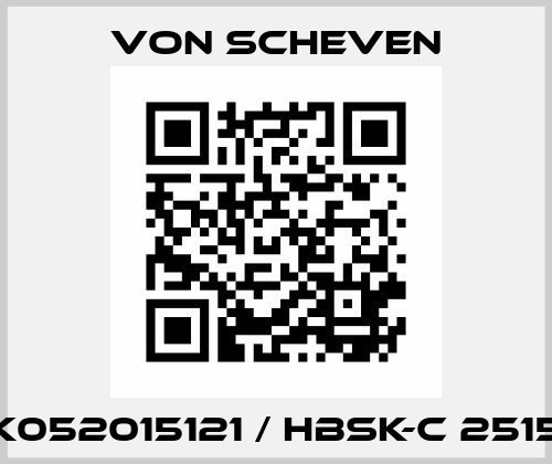 K052015121 / HBSK-C 2515 Von Scheven