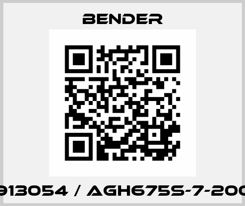 B913054 / AGH675S-7-2000 Bender