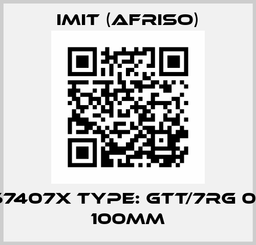 Nr.: 67407X Type: GTT/7RG 0/90°C 100mm IMIT (Afriso)