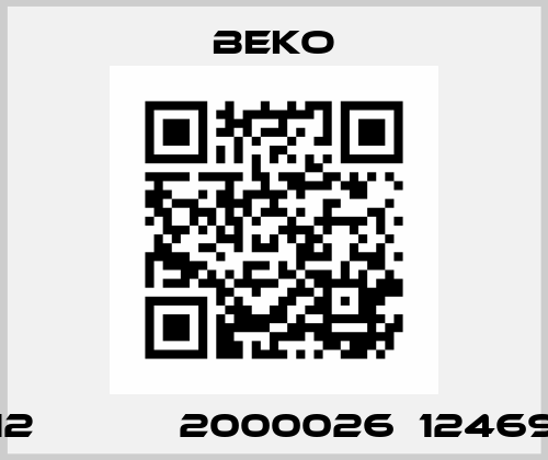 BM 12            2000026  12469178  Beko