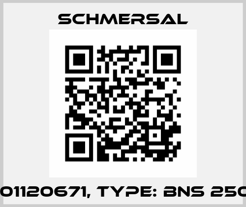 p/n: 101120671, Type: BNS 250-11ZG Schmersal