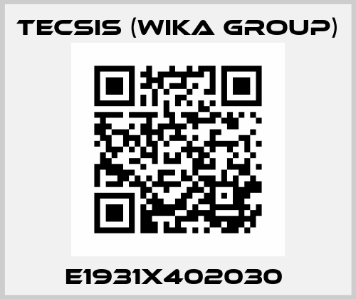 E1931X402030  Tecsis (WIKA Group)