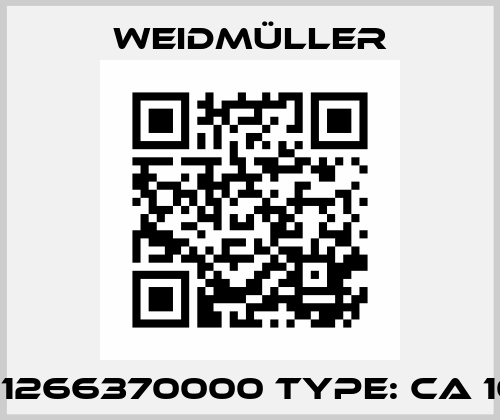 P/N: 1266370000 Type: CA 100 C Weidmüller