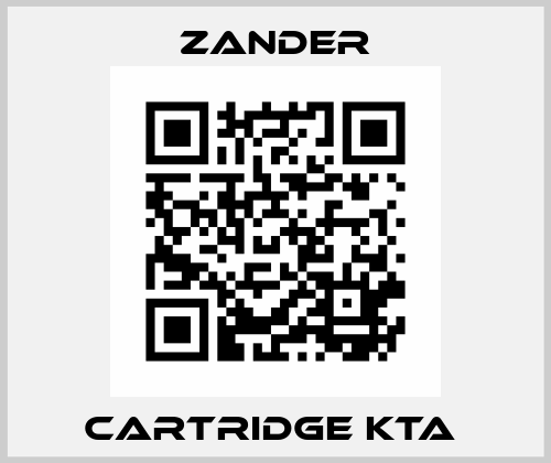 CARTRIDGE KTA  Zander