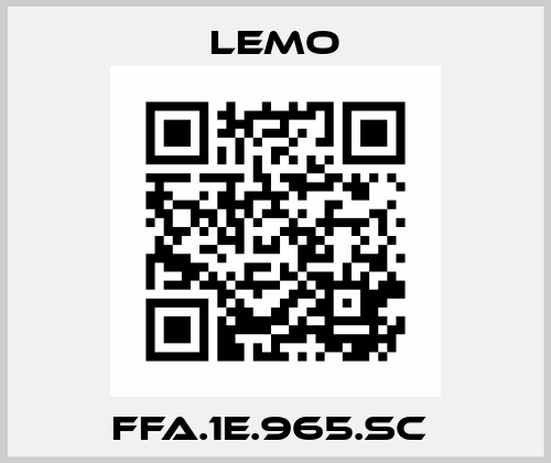 FFA.1E.965.SC  Lemo