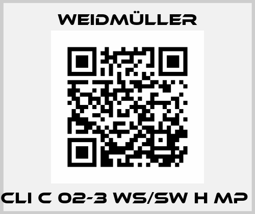 CLI C 02-3 WS/SW H MP  Weidmüller