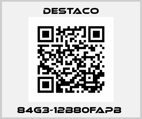84G3-12B80FAPB  Destaco