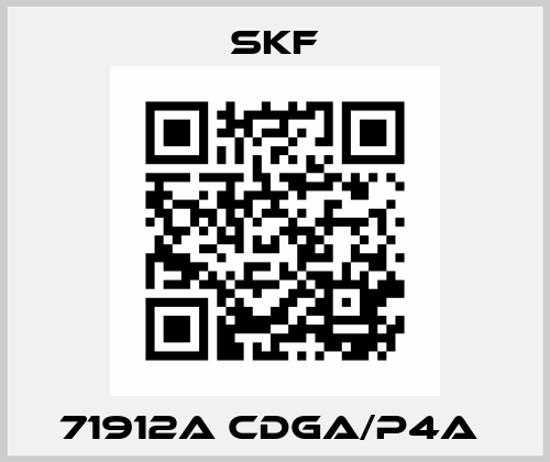 71912A CDGA/P4A  Skf
