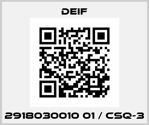 2918030010 01 / CSQ-3 Deif