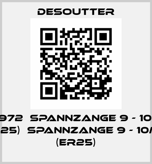 104972  SPANNZANGE 9 - 10MM (ER25)  SPANNZANGE 9 - 10MM (ER25) Desoutter