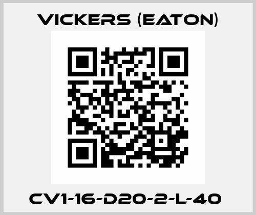 CV1-16-D20-2-L-40  Vickers (Eaton)