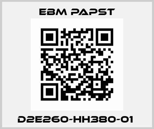 D2E260-HH380-01  EBM Papst