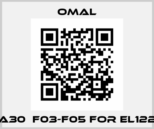 DA30  F03-F05 FOR EL1220 Omal