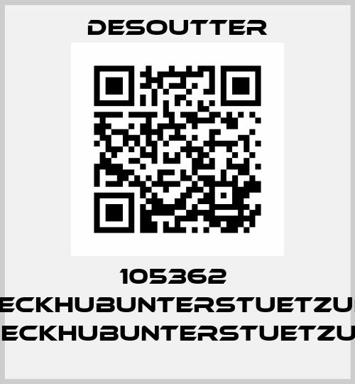 105362  RUECKHUBUNTERSTUETZUNG  RUECKHUBUNTERSTUETZUNG Desoutter