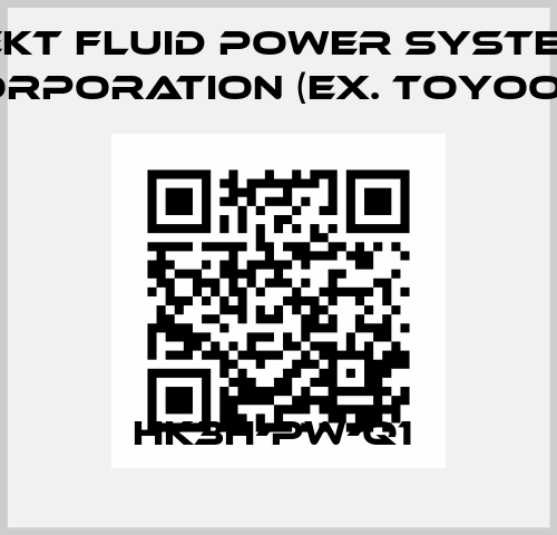 HK3H-PW-Q1  JTEKT FLUID POWER SYSTEMS CORPORATION (ex. Toyooki)