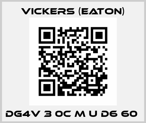 DG4V 3 0C M U D6 60  Vickers (Eaton)