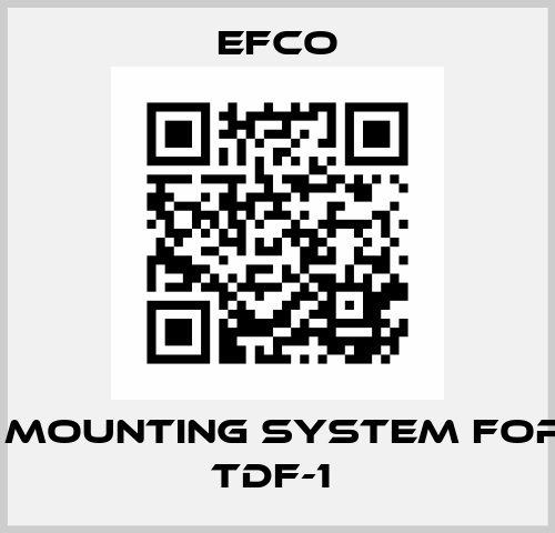 CHAIN MOUNTING SYSTEM FOR EFCO TDF-1  Efco