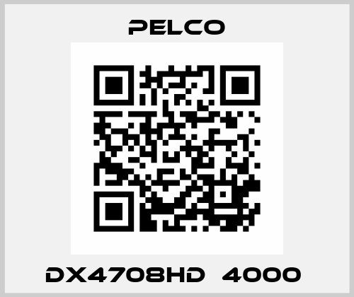 DX4708HD‐4000  Pelco